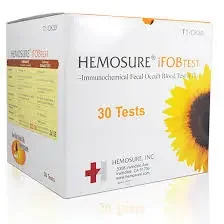Hemosure – Rapid Test Kit Promotion Colorectal Cancer Screening Fecal Occult Blood Test (iFOB or FIT) Stool Sample 30 Tests – T1-CK30-MKP3