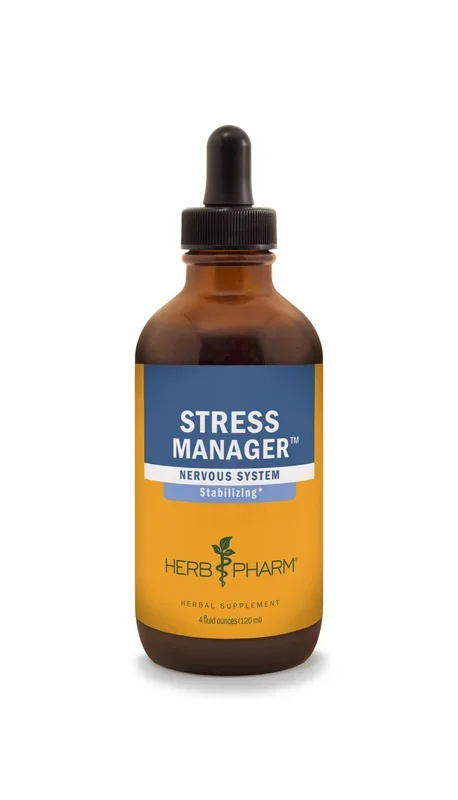 Herb Pharm Stress Manager Compound 4 oz Liquid
