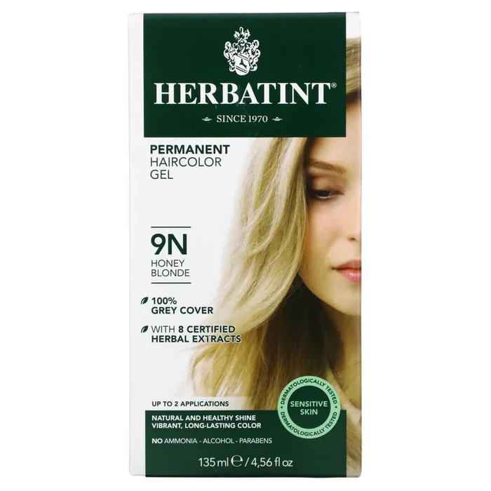 Herbatint Hair, Herbatint Permanent Honey Blonde (9N), 4 Oz