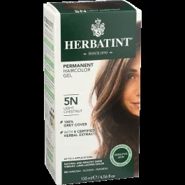 Herbatint Permanent Haircolor Gel 5n Light Chestnut