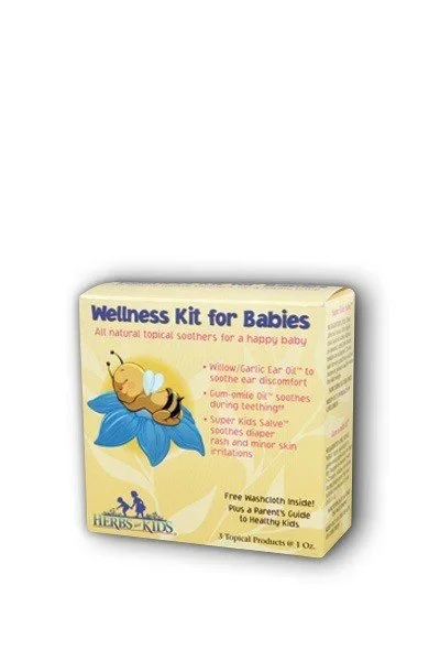 Herbs For Kids Wellness Kit for Babies 3 Piece Kit