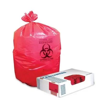 Heritage – Infectious Waste Bag 44 gal. Red Bag Polyethylene 37 X 50 Inch – A7450PR