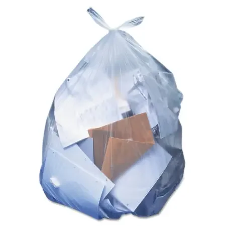 Heritage – Trash Bag 56 gal. Clear LLDPE 1.1 mil 43 X 47 Inch Star Seal Bottom Flat Pack – HERH8647SC
