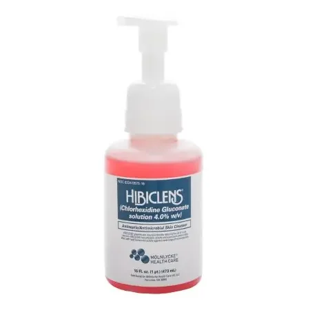 Hibiclens – Antiseptic / Antimicrobial Skin Cleanser 16 oz. Pump Bottle 4% Strength CHG (Chlorhexidine Gluconate) NonSterile – 57516
