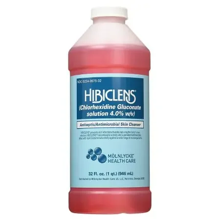 Hibiclens – Antiseptic / Antimicrobial Skin Cleanser 32 oz. Bottle 4% Strength CHG (Chlorhexidine Gluconate) NonSterile – 57532