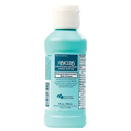 Hibiclens – Antiseptic / Antimicrobial Skin Cleanser 4 oz. Bottle 4% Strength CHG (Chlorhexidine Gluconate) NonSterile – 57504