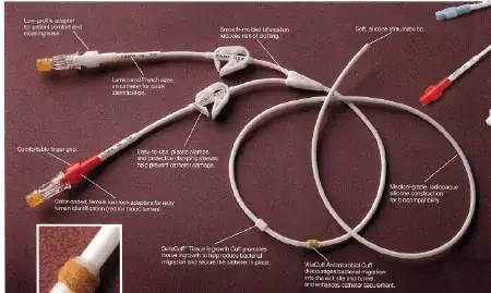 Hickman – Hemodialysis Catheter 12.5 Fr. Triple Lumen – 0600650