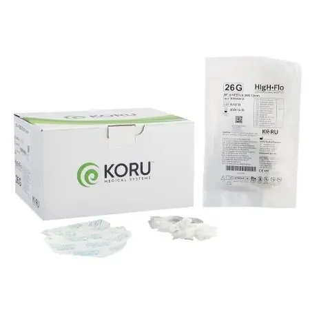 HIgH-Flo4 – Sub-Q Infusion Set 4 X 26 Gauge 12 mm 20 Inch Tubing Without Port – RMS42612
