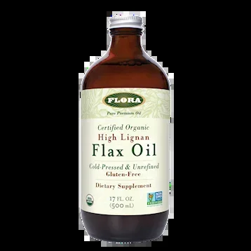 High Lignan Flax Oil Certified Org 17 oz