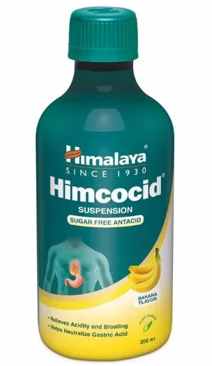 Himalaya Himcocid SF Syrup – Banana Flavor – 200 ML