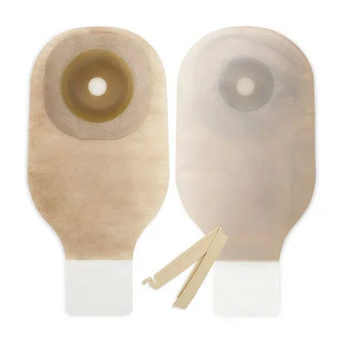 Hollister, Colostomy Pouch One-Piece System 12 Inch Length 8638, Box Of 10
