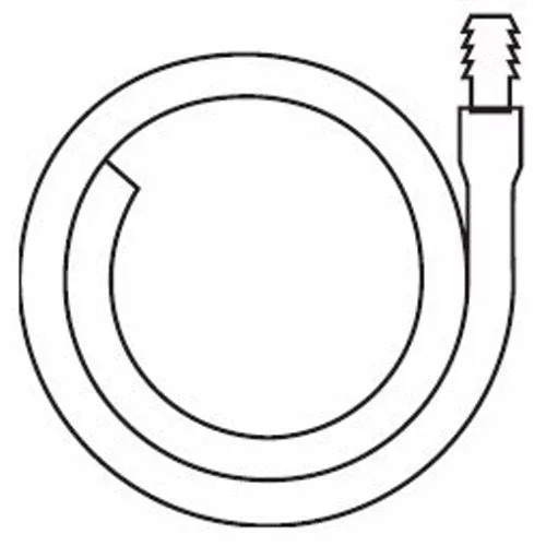 Hollister, Extension Tubing Hollister 18 Inch L, 11/32 Inch ID, Oval, Kink Resistant, With Connector, Box Of 10
