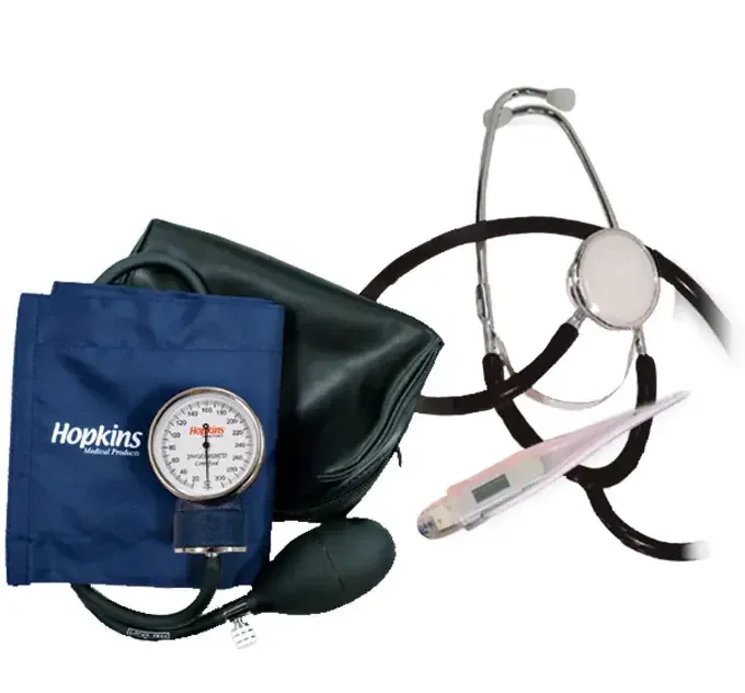 Hopkins Medical Products – Aneroid Sphygmomanometer Combo Kit Combo Kit Nylon Cuff Dual Head Stethoscope – 525268