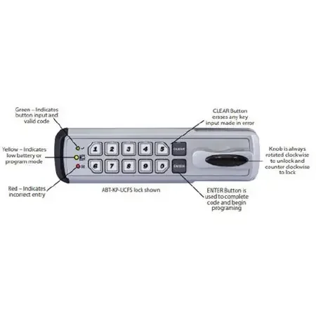 Horizon Scientific – Keyless Access Locks – NS-KP-REF1