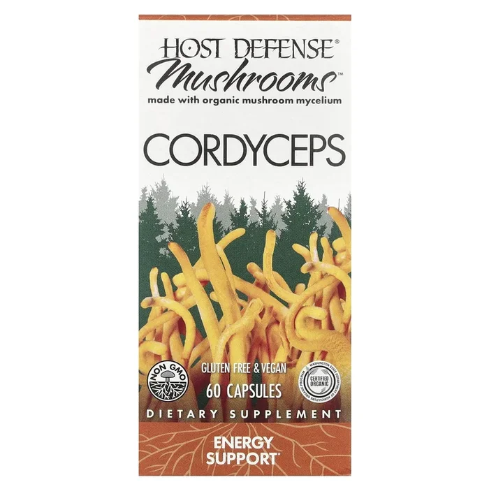 Host Defense, Cordyceps, 60 Capsules