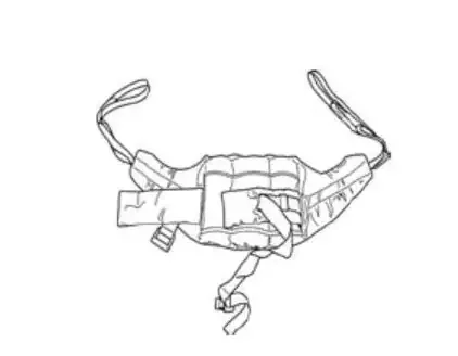 Hoyer – Deluxe Stand Aid Transport Sling Small 440 lbs. Weight Capacity – NA13502N