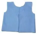 HPK Industries – Exam Cape Blue One Size Fits Most Front / Back Opening Belt Closure Female – 6029S