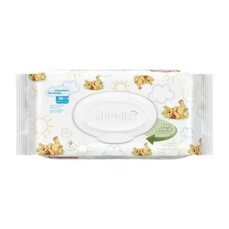 Huggies Natural Care – Baby Wipe Soft Pack Purified Water / Coco-Glucoside / Aloe / Vitamin E Unscented 32 Count – 42511