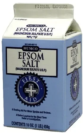Humco – Epsom Salt Granules 16 oz. Carton – 30395080716