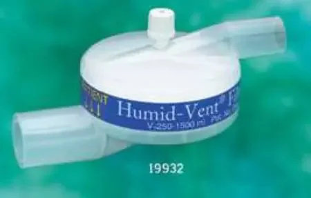 Humid-Vent – Heat and Moisture Exchanger with Filter 30, Vt = 1.2 L 2.69 @ 60 LPM – 19932