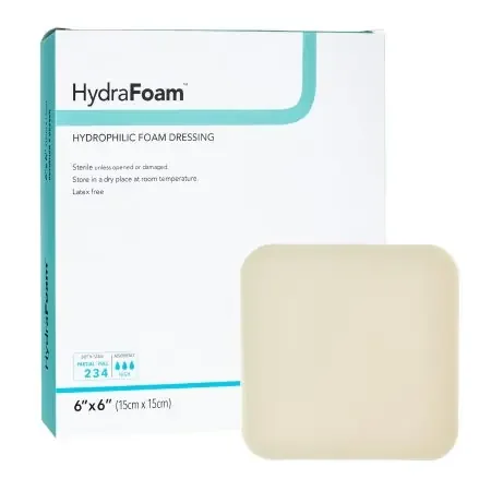 HydraFoam – Foam Dressing 6 X 6 Inch Square Non-Adhesive without Border Sterile – 00296E