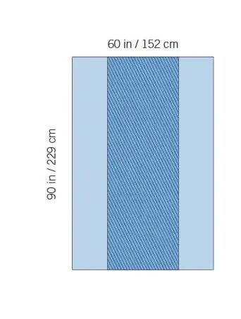 HydraGuard – Table Drape 60 X 90 Inch Back Table – I80-13322-S