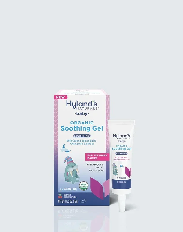 Hylands Baby Organic Soothing Gel NighttimeCherry Flavor 0.53 ounce Gel