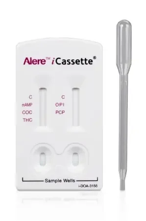 iCassette – Drugs of Abuse Test 5-Drug Panel COC, mAMP/MET, OPI, PCP, THC Urine Sample 25 Tests – I-DOA-3155