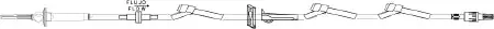 ICU – Primary IV Administration Set 10 Drops / mL Drip Rate 110 Inch Tubing 3 Ports – B3187