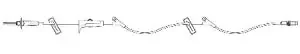 ICU – Primary IV Administration Set 15 Drops / mL Drip Rate 100 Inch Tubing 2 Ports – 1422428