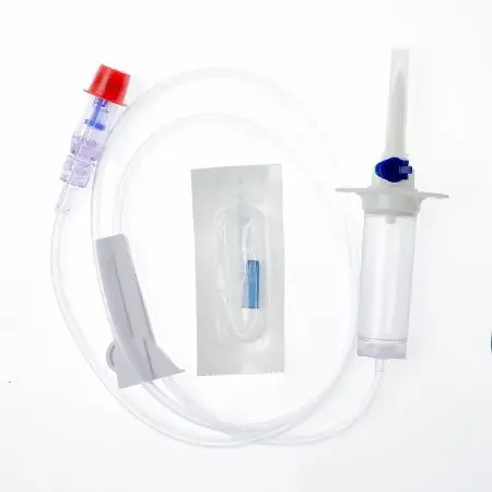 ICU – Primary IV Administration Set 15 Drops / mL Drip Rate 42 Inch Tubing Without Ports – CH3517