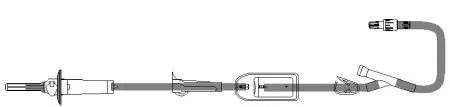 ICU – Primary IV Administration Set 20 Drops / mL Drip Rate 92 Inch Tubing 1 Port – B30063
