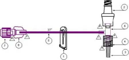 ICU Medical – Extension Set 38 Inch Tubing DEHP-Free – B9900-357