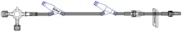 ICU Medical – Extension Set 47 Inch Tubing 2 Port 5.4 mL Priming Volume DEHP-Free – B9717
