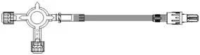 ICU Medical – Extension Set 8 Inch Tubing 1.1 mL Priming Volume DEHP-Free – B4082