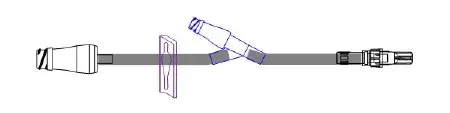 ICU Medical – Extension Set 8 Inch Tubing 1 Port DEHP-Free – B33258