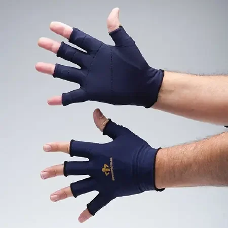 IMPACTO Glove Liner – Impact Glove 3/4 Finger Large Black Left Hand – 505-00L-LRG