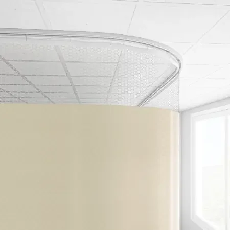 Imperial Fastener Company – Cubicle Curtain 20 Inch Mesh 144 Inch Width 104 Inch Length – 104X144SUMOAT