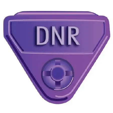 IN-A_SANP – Identification Wristband Alert Band Permanent Snap DNR – WBCLASP-DN8