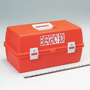 Indeed – Pre-Printed Label Auxiliary Label White Paper Emergency Box Red Safety and Instructional 2-1/4 X 6-1/8 Inch – 2388-01