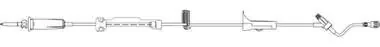 Infusomat – IV Pump Set 15 Drops / mL Drip Rate 119 Inch Tubing 3 Ports – 362031