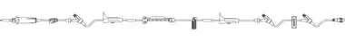 Infusomat Space – IV Pump Set 15 Drops / mL Drip Rate 120 Inch Tubing 3 Ports – 362431