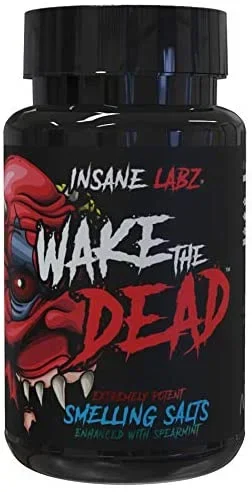 INSANE LABZ Smelling Salts Wake the Dead, Extremely Potent, Enhanced with Spearmint