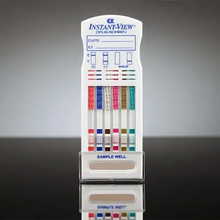 Instant-view – Drugs of Abuse Test 5-Drug Panel BZO, COC, mAMP/MET, MOP, THC Urine Sample 25 Tests – 03-3571