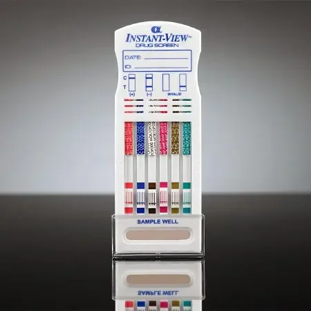 Instant-view – Drugs of Abuse Test 6-Drug Panel AMP, BZO, COC, mAMP/MET, MOP300, THC Urine Sample 25 Tests – 03-3654
