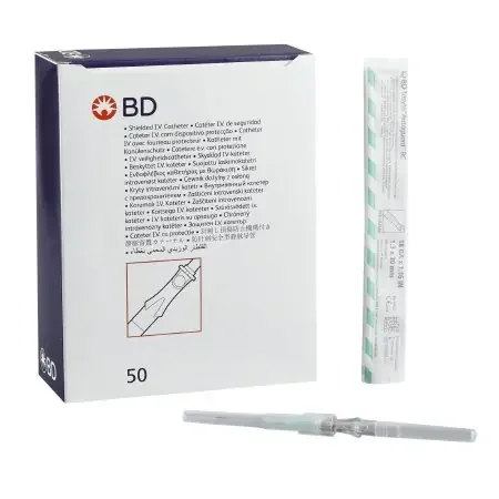 Insyte Autoguard BC – Peripheral IV Catheter 18 Gauge 1.16 Inch Button Retracting Safety Needle – 382544