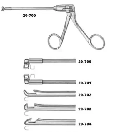Integra Lifesciences – Antrum Punch Forceps 5-1/8 Inch Length Angled Right 3.5 X 8.5 mm Cup – 20-700