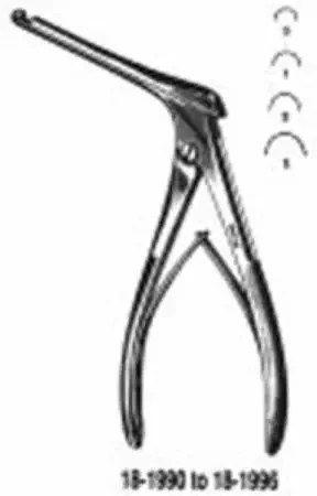 Integra Lifesciences – Bone Rongeur Kerrison Double Spring Plier Type Handle Size 1, 4.0 mm Bite, 3 Inch Shaft – 18-1992