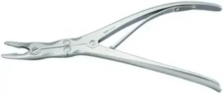 Integra Lifesciences – Bone Rongeur Leksell Standard Curve Single Spring Plier Type Handle 3 mm Bite X 9-3/4 Inch Length – 25-510