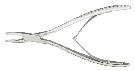 Integra Lifesciences – Bone Rongeur Lempert Straight, Delicate Double Spring Plier Type Handle 2.5 mm Bite X 6-1/4 Inch Length – 19-1230